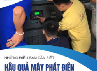  máy phát điện chạy ở tải thấp Rủi ro và hậu quả của việc sử dụng máy phát điện ở tải thấp