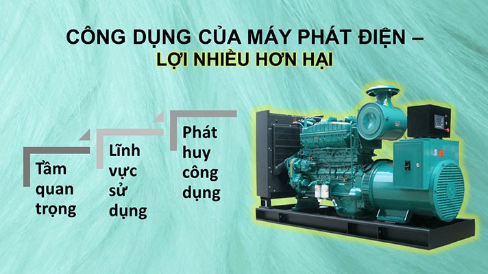 Lợi ích của máy phát điện